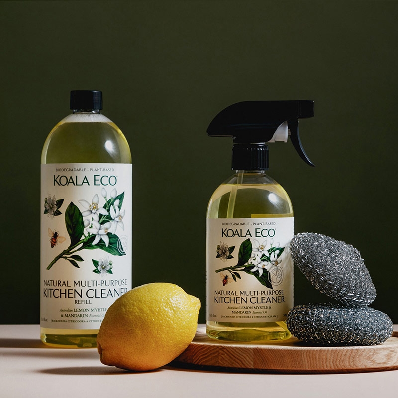 澳洲 Koala Eco｜【廚房萬用清潔劑補充瓶】檸檬香桃木＆橙