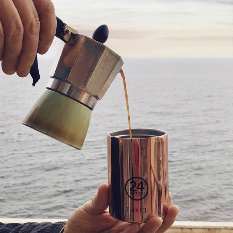 24Bottles ◆ 保溫隨行杯 350ml - 玫瑰金