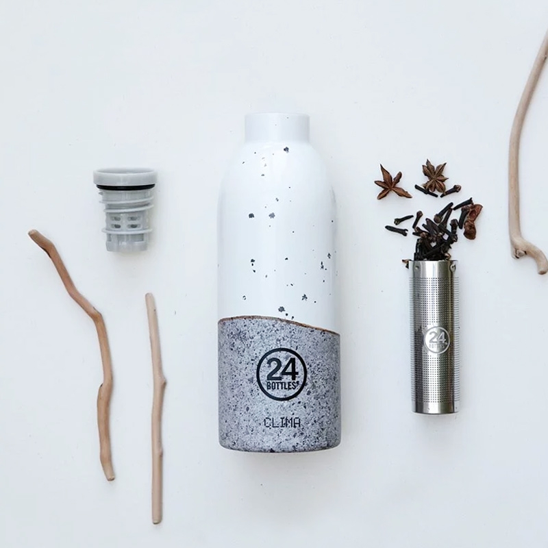 24Bottles ◆ 不鏽鋼雙層保溫瓶 500ml/附濾茶器 (3色)