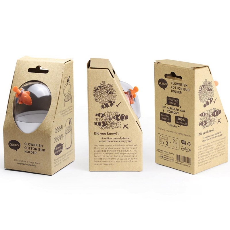 QUALY ◆ 棉花棒罐(小丑魚)