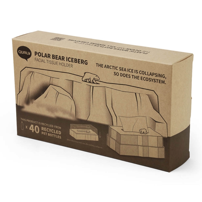 QUALY ◆ 北極熊-衛生紙盒