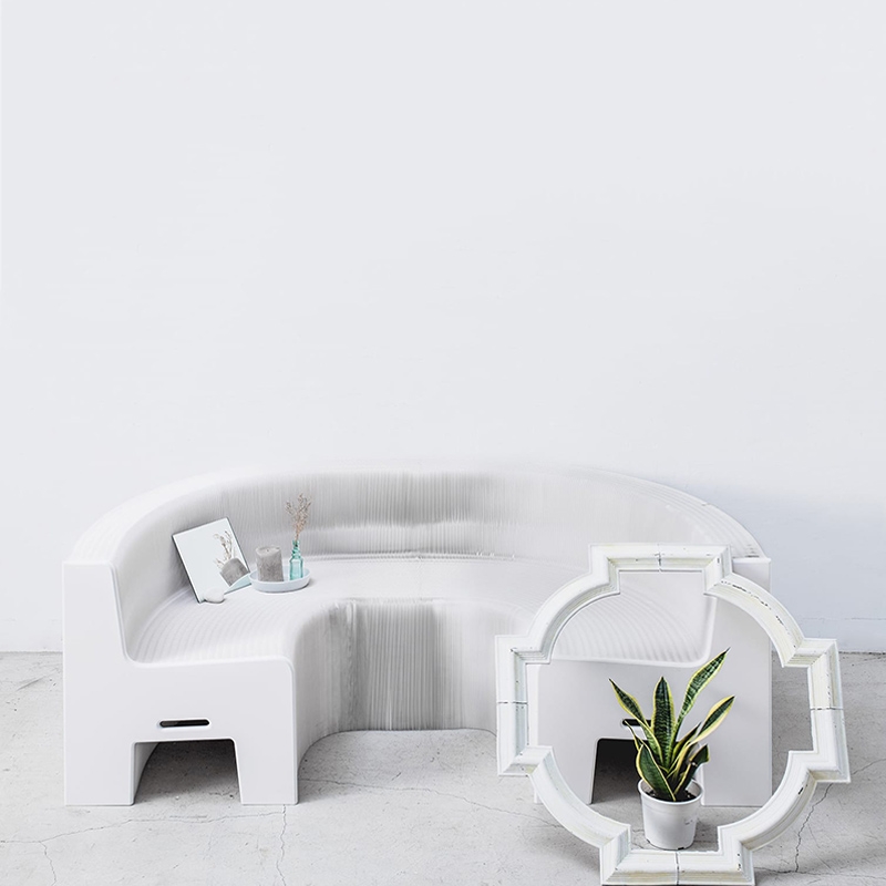 台灣 洛陽紙櫃 ◆ Marble Sofa 蜂巢沙發 大理石白