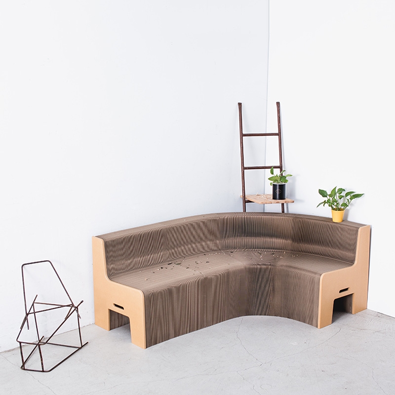 台灣 洛陽紙櫃 ◆ Earth Sofa 蜂巢沙發 再生灰