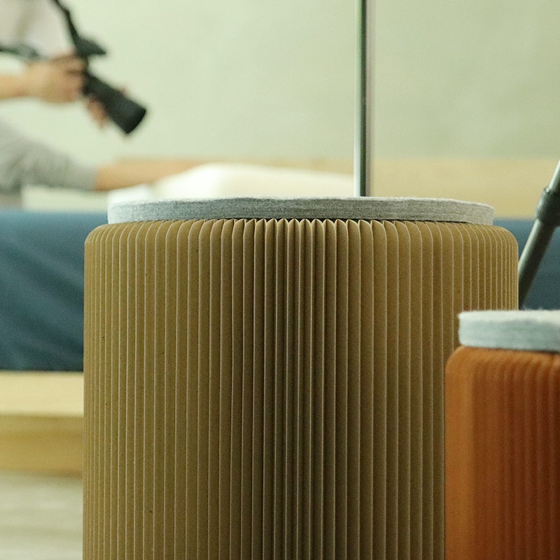 台灣 洛陽紙櫃 ◆ Earth Tiny Stool 蜂巢小凳 再生灰