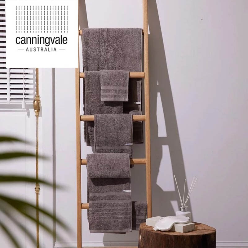 澳洲 Canningvale｜都會簡約系列毛巾(6件組)-棕