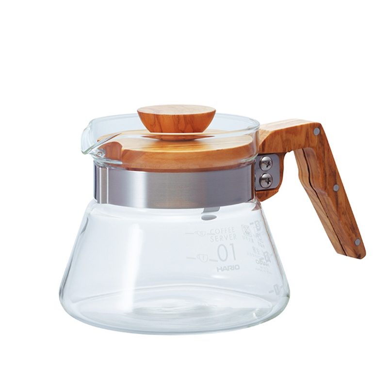 日本 HARIO ◆ V60橄欖木60好握咖啡壺