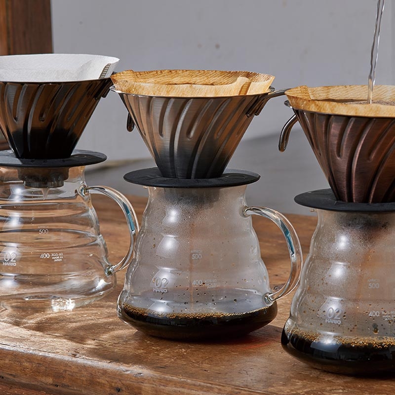 日本 HARIO ◆ V60紅銅金屬濾杯