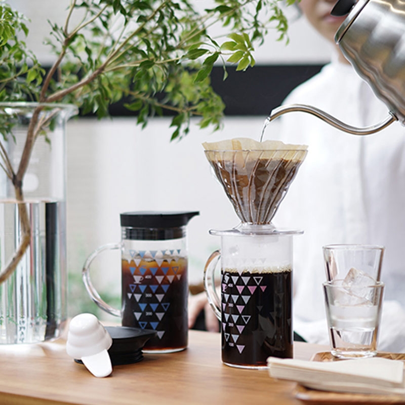 日本 HARIO ◆ V60感溫變色咖啡壺組