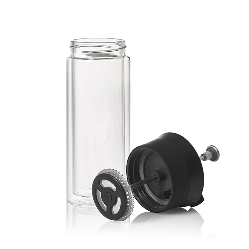 德國 AdHoc ◆ 法式雙層玻璃咖啡濾壓杯