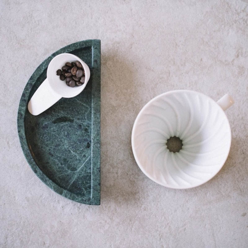 台灣 Verde｜大理石小半圓淺盤