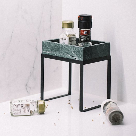 台灣 Verde｜大理石珠寶收納盒（含鐵架）