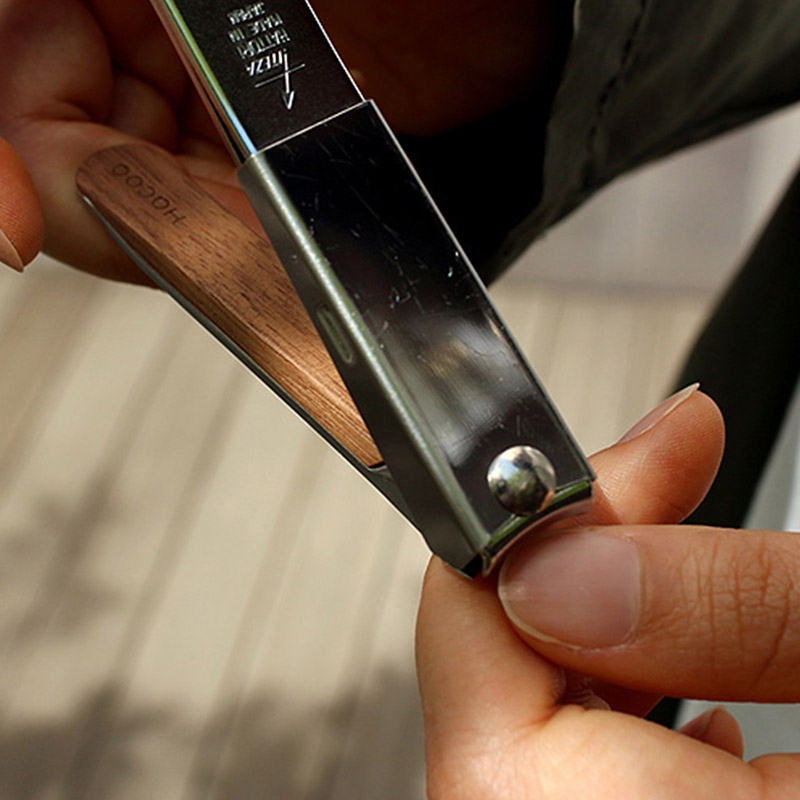 【預購】Hacoa ◆ 原木指甲剪 櫻桃木/核桃木