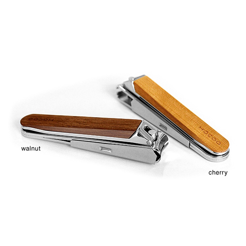 【預購】Hacoa ◆ 原木指甲剪 櫻桃木/核桃木