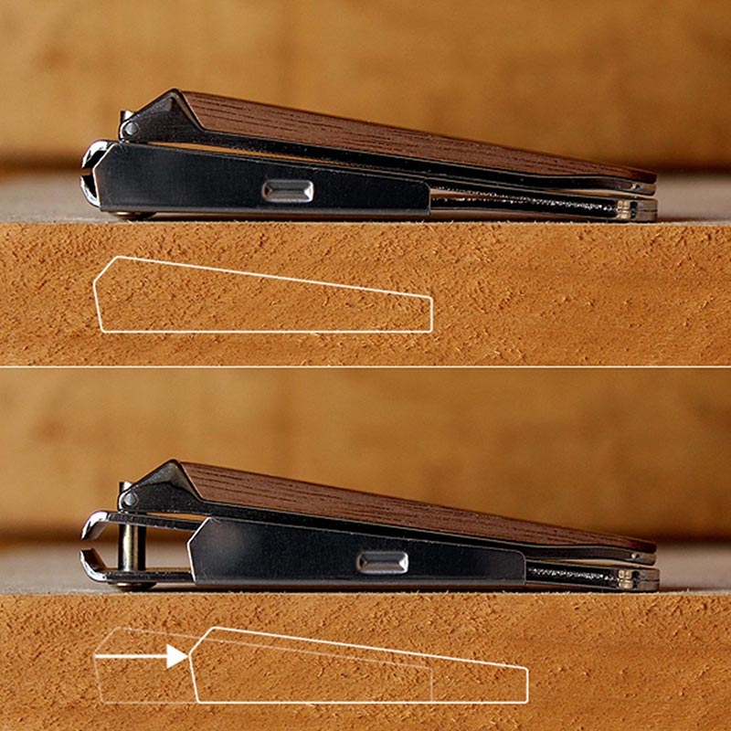 【預購】Hacoa ◆ 原木指甲剪 櫻桃木/核桃木