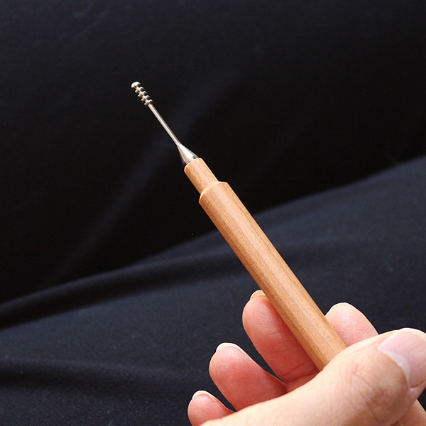 【預購】Hacoa ◆ 原木掏耳棒 櫻桃木/核桃木