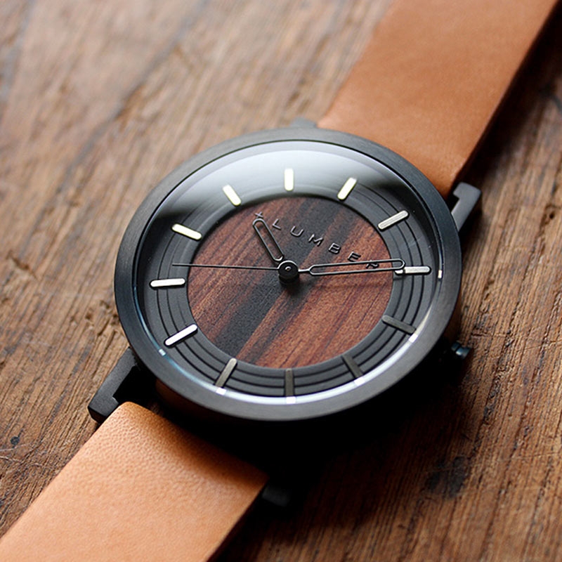 【預購】Hacoa ◆ Lumber 2200原木手錶 楓木/黑檀木