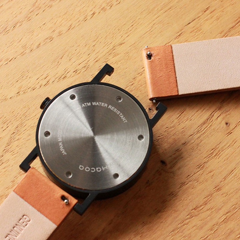 【預購】Hacoa ◆ Lumber 2200原木手錶 楓木/黑檀木