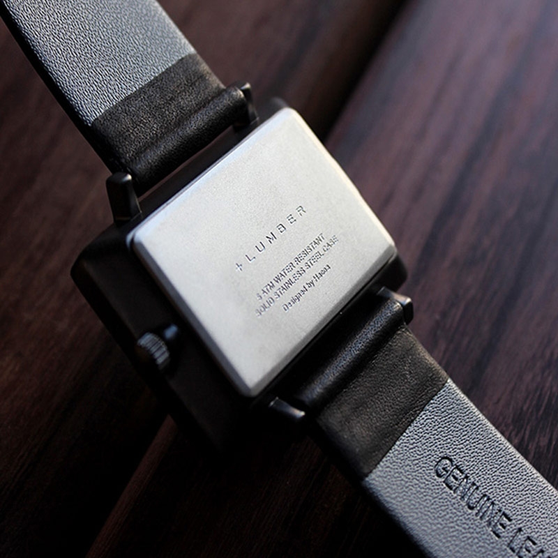 【預購】Hacoa ◆ Lumber 1200原木手錶 櫻桃木/黑檀木