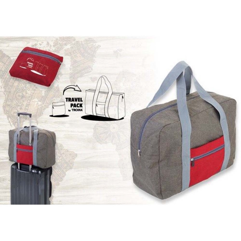 德國 TROIKA ◆ 快速摺疊收納旅行袋-2色